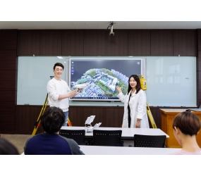 드론공간정보과 홍보 이미지 촬영 